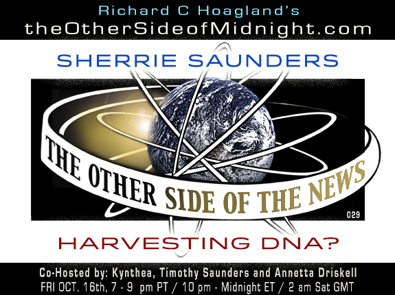 HARVESTING DNA?  – SHERRIE SAUNDERS  – TOSN-029